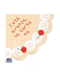 TOVAGLIOLI CAKE PARTY 33x33CM PZ.16 76624