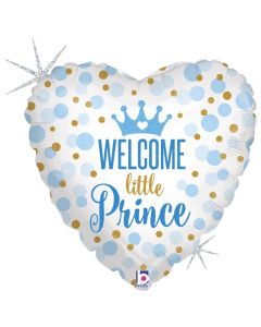 PALLONCINO MYLAR GLITTER BABY PRINCE