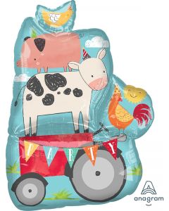 PALLONCINO SUPERSHAPE MYLAR TEMA FATTORIA