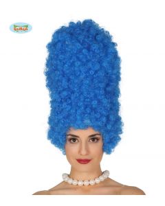 PARRUCCA BLU RICCIA NAPOLI 40CM