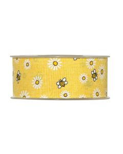 NASTRO MARGHERITE E API 40MM X 20MT GIALLO 