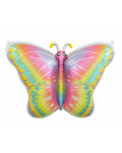 PALLONCINO MYLAR SUPERSHAPE FARFALLA PASTELLO