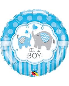 PALLONCINO MYLAR TONDO IT'S A BOY