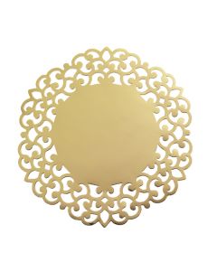 SOTTOPIATTI ORO METAL LINEA BAROQUE PZ.4