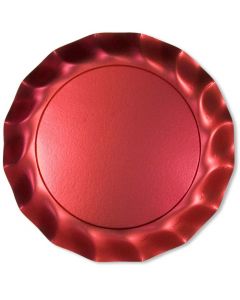 SOTTOPIATTI ROSSO SATINATO PZ.5