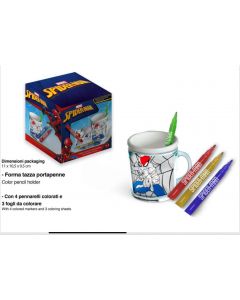 TAZZA PORTAPENNE SPIDERMAN