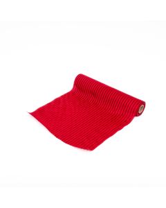 RUNNER DA TAVOLO IN VELLUTO ROSSO 40CM X 5 MT