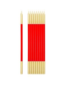 CANDELINE MATITA ORO/ROSSO PZ.10