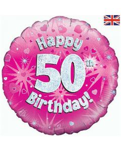 FOIL 50 ANNI FUCSIA OLOGRAFICO