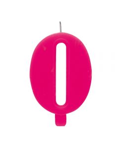 CANDELINA NUMERICA COLORATA N.0