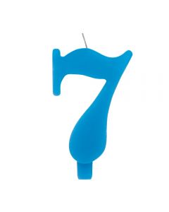 CANDELINA NUMERICA COLORATA N.7