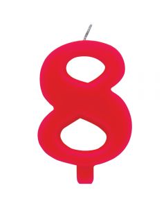 CANDELINA NUMERICA COLORATA N.8