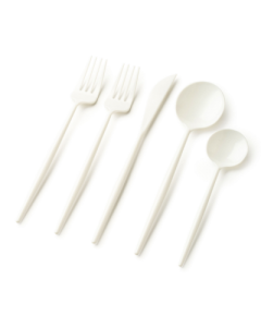 SET POSATE NOBLE COLLECTION BIANCO PZ.40