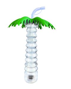 BICCHIERE A FORMA DI PALMA CON CANNUCCIA