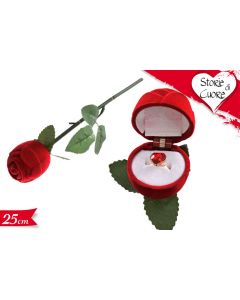 ANELLO IN SCATOLINA A FORMA DI ROSA LV