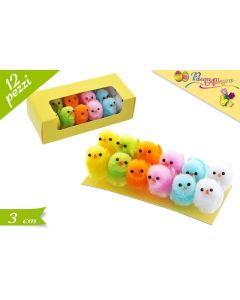 PULCINI MULTICOLOR IN SCATOLA 12PZ