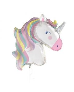 PALLONCINO MYLAR JUMBO UNICORNO PASTELLO