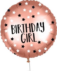 PALLONCINO MYLAR BIRTHDAY GIRL STARS