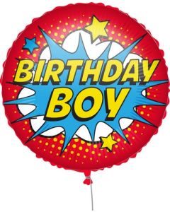 PALLONCINO MYLAR BIRTHDAY SUPERHERO