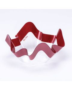 COPPETTA IN PET TONDA ONDULATA ROSSO PZ.1