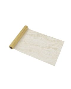 RUNNER ORO CON DECORAZIONI 30X3mt