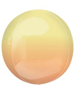 PALLONCINO MYLAR ORBZ SFUMATO GIALLO/ARANCIO