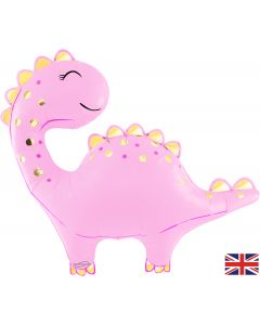 PALLONCINO MYLAR SUPERSHAPE 33" DINO PINK