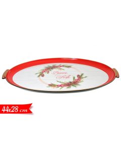 VASSOIO NATALIZIO TONDO 44X28   617730