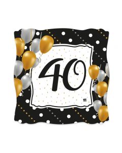 PIATTO 40 ANNI PRESTIGE PZ.8