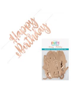 FESTONE HAPPY BIRTHDAY ROSA GOLD