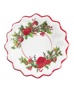 PIATTI FONDI CHRISTMAS ELEGANCE PZ. 8