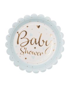 PIATTO P. BABY SHOWER CELESTE PZ.8