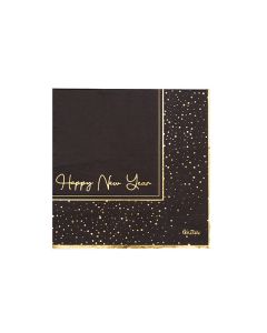 TOVAGLIOLI HAPPY NEW YEAR BLACK & GOLD PZ.16