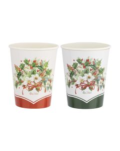 BICCHIERI E COVER LIBERTY CHRISTMAS TRADITION PZ.8+8