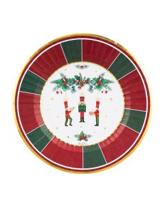 PIATTI LA FAVOLA DI NATALE 27CM PZ.8  64477