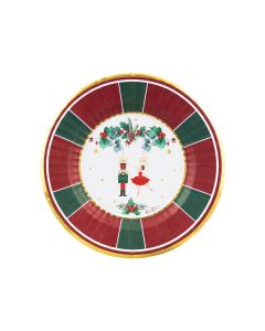 PIATTINI LA FAVOLA DI NATALE 21CM PZ.8 64478
