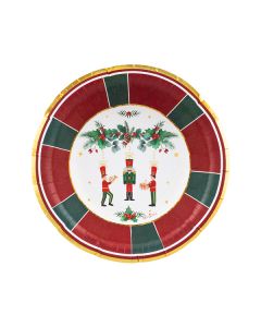 PIATTI FONDI LA FAVOLA DI NATALE 24CM PZ.8  64479