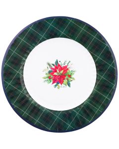 SOTTOPIATTI CHRISTMAS IN TARTAN 33CM PZ.6  64482