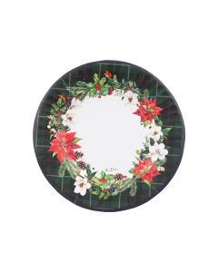 PIATTINI CHRISTMAS IN TARTAN 21CM PZ.8 64484