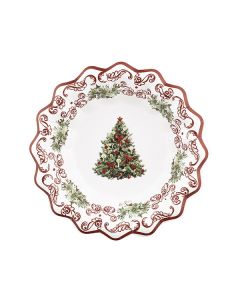 PIATTI FONDI CHRISTMAS POTTERY 24CM PZ.8