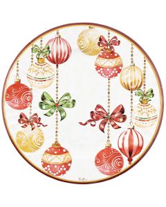 SOTTOPIATTI CHRISTMAS DECO' 33CM PZ.6