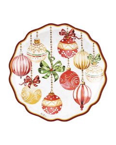 PIATTI CHRISTMAS DECO' 27CM PZ.8