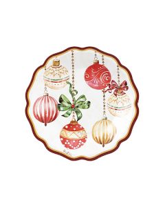PIATTINI CHRISTMAS DECO' 21CM PZ.8