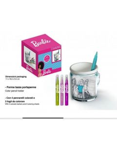 TAZZA PORTAPENNE BARBIE
