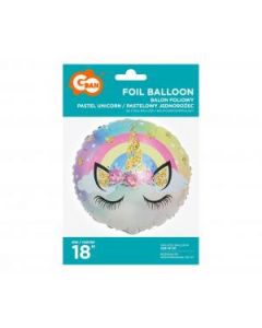 PALLONCINO MYLAR UNICORNO 45cm