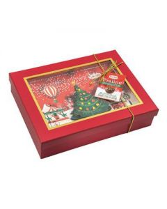 SCATOLA NATALIZIA CON CIOCCOLATTINI 250GR