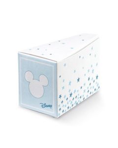 SCATOLINA FETTA TORTA MICKEY'S STARS BIANCO/CELESTE 9x6x9cm PZ.10