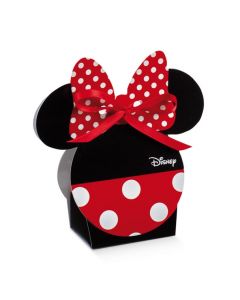 SCATOLINA MINNIE MOUSE RED & BLACK 5,5x4x10,5cm  PZ.10  68056
