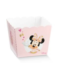 SCATOLINE BOX MINNIE BALLERINA 7x7x7cm PZ.10