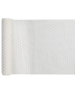 RUNNER DA TAVOLO POIS CHIC BIANCO ORO